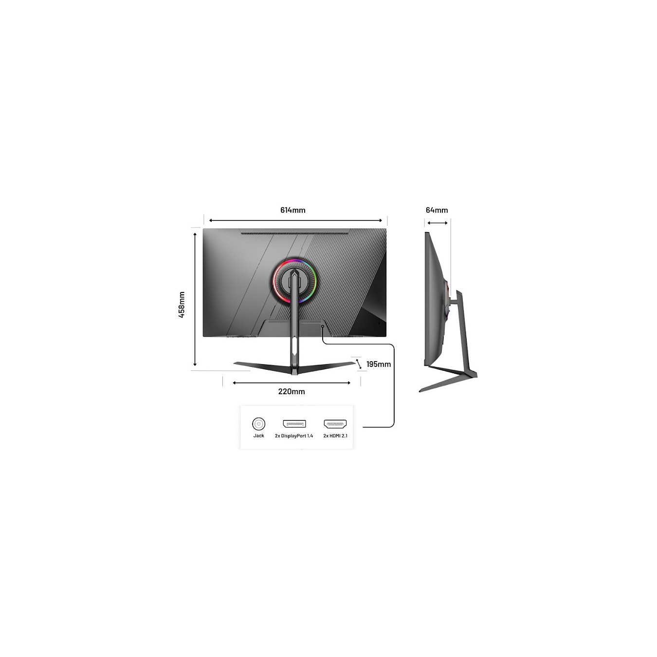 Buy JapanNext 4K UHD Gaming Monitor 68,58cm (27') in Cyprus, Nicosia, Limassol, Larnaka, Pafos