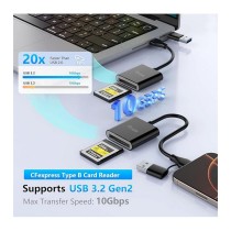Buy Kartenleser CFexpress Type B USB-C -A Adapt. 10Gbps in Cyprus, Nicosia, Limassol, Larnaka, Pafos