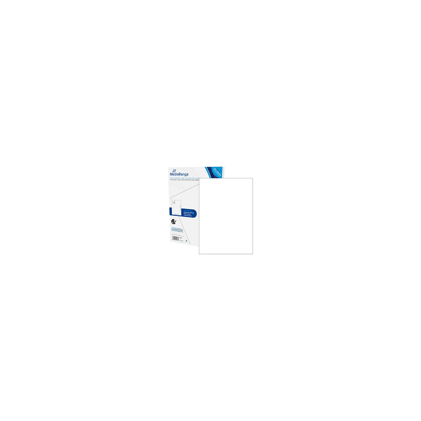 Buy MediaRange Etiketten 210x297mm 50 St. stark haftend weiß in Cyprus, Nicosia, Limassol, Larnaka, Pafos