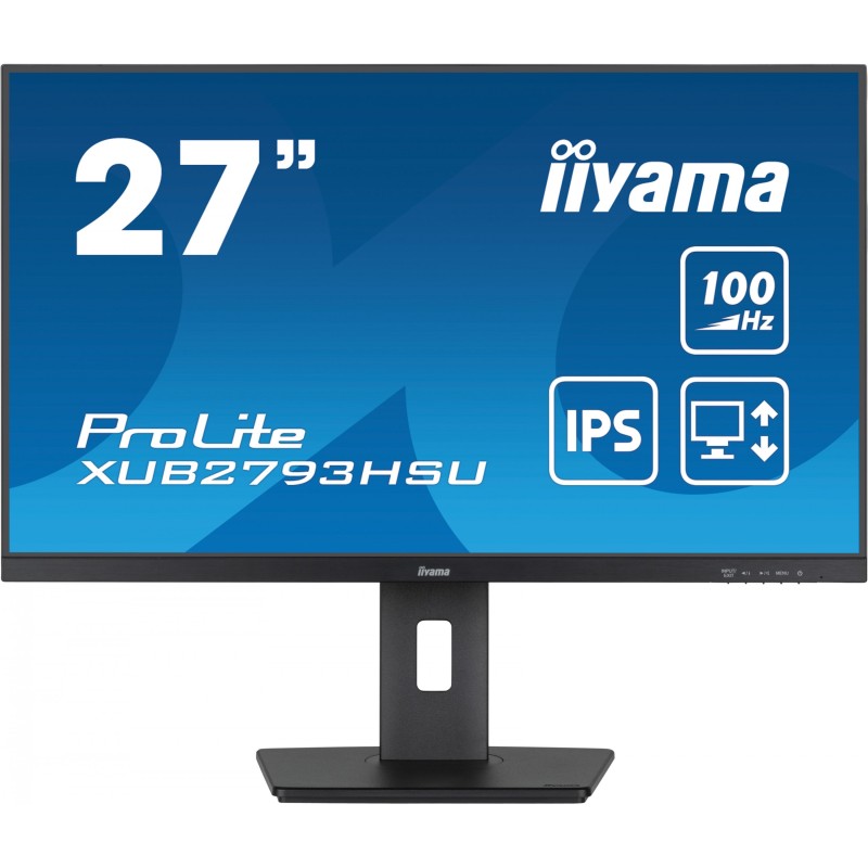 Buy iiyama ProLite XUB2793HSU-B7 - 27in FHD IPS Monitor, 100Hz 1ms, HDMI & DP, H... in Cyprus, Nicosia, Limassol, Larnaka, Pafos