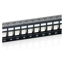 Buy Equip Patchpanel 24x Cat6 19' FTP 1HE Keystone Montage sw in Cyprus, Nicosia, Limassol, Larnaka, Pafos