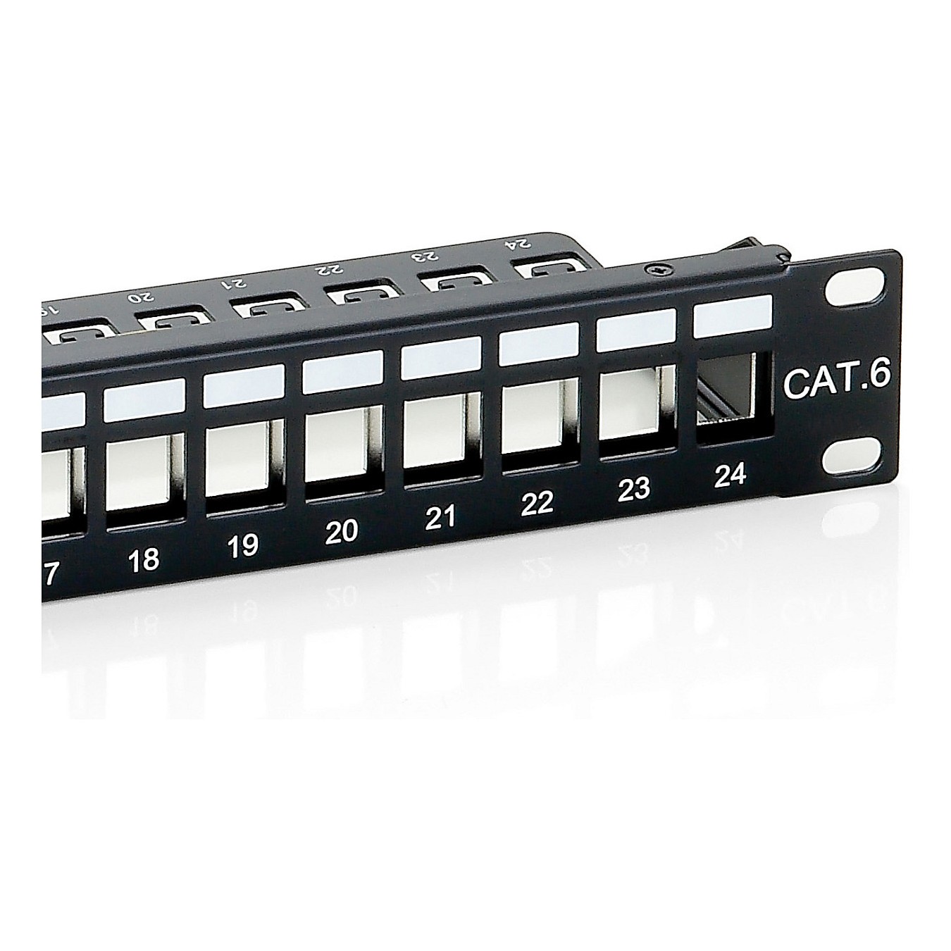 Buy Equip Patchpanel 24x Cat6 19' FTP 1HE Keystone Montage sw in Cyprus, Nicosia, Limassol, Larnaka, Pafos