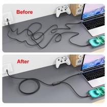Buy Equip Kabel USB-C4.0- to C Y-Kabel PD140W St St 1.50m schwarz in Cyprus, Nicosia, Limassol, Larnaka, Pafos