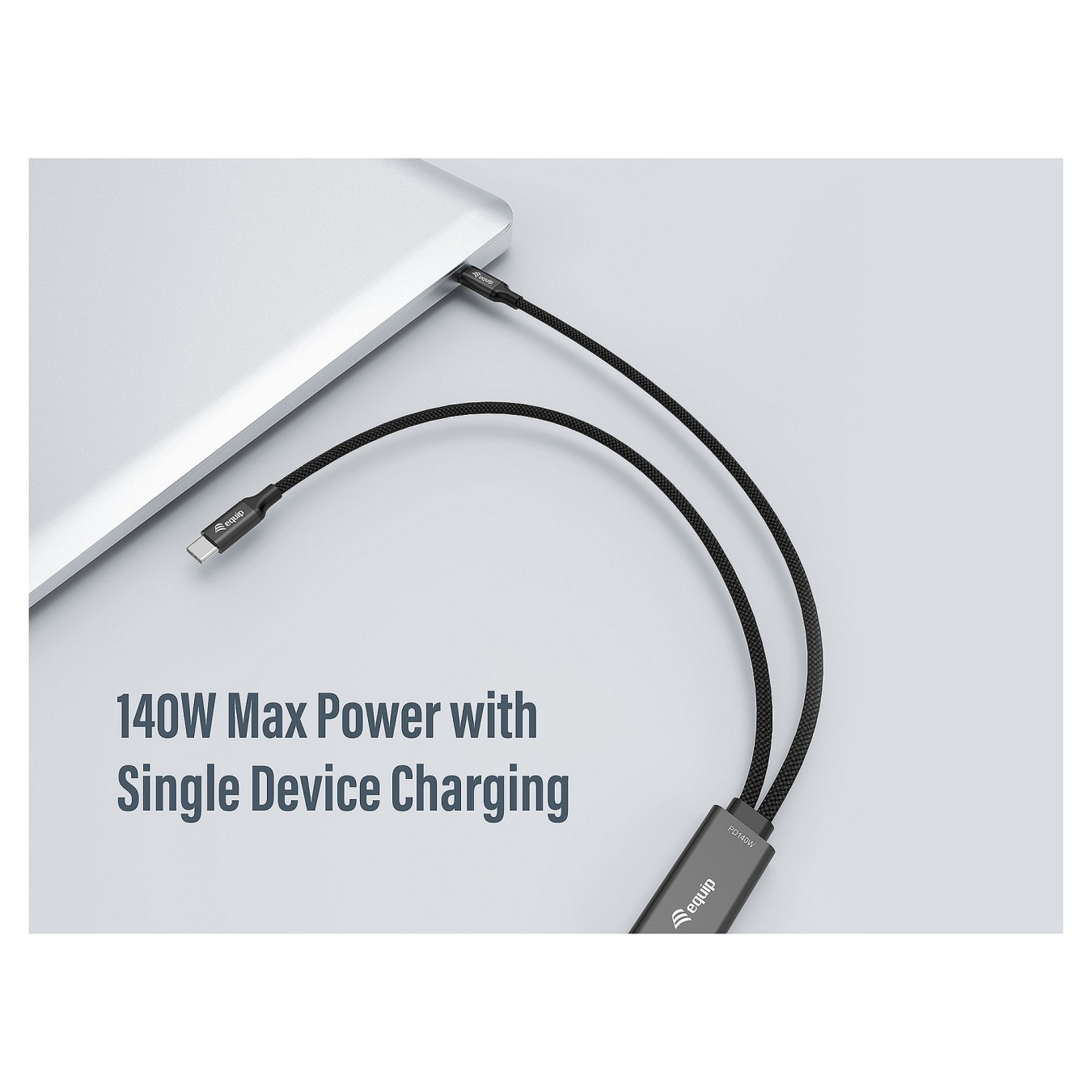 Buy Equip Kabel USB-C4.0- to C Y-Kabel PD140W St St 1.50m schwarz in Cyprus, Nicosia, Limassol, Larnaka, Pafos
