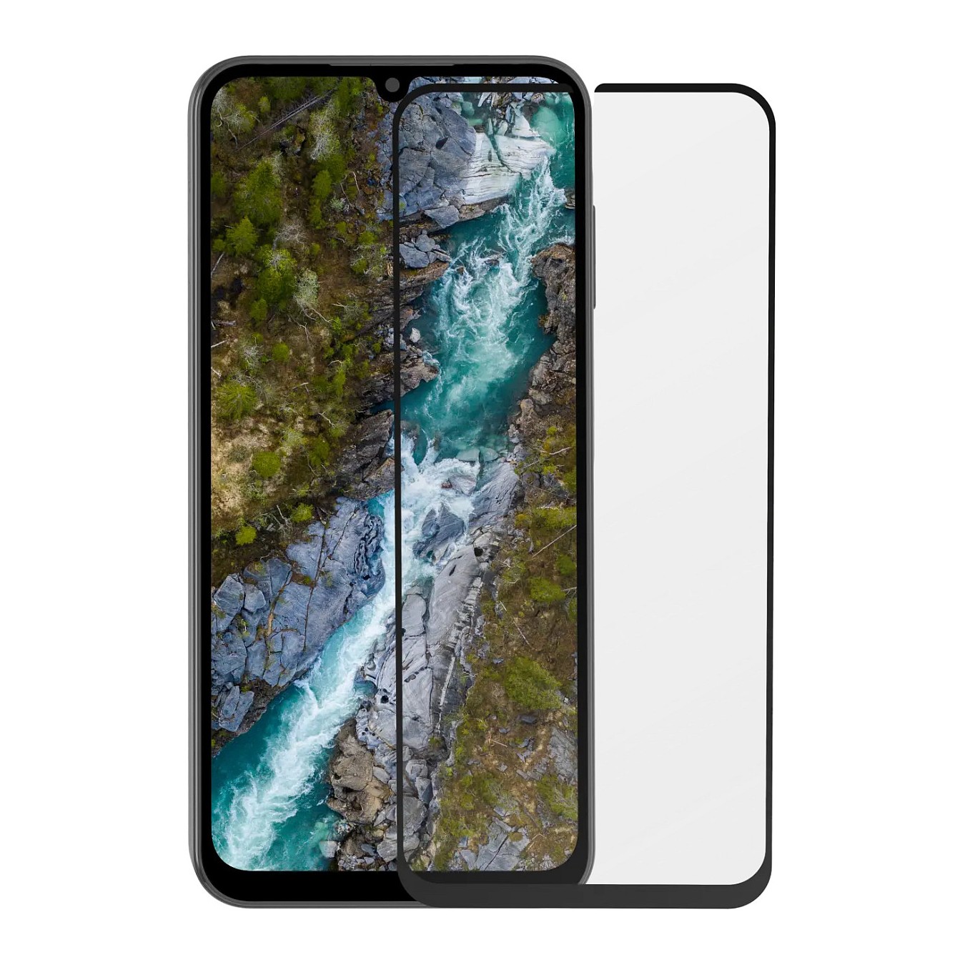Buy dbramante1928 Eco-shield - Bildschirmschutz fr Handy - Glas - Rahmenfarbe schwarz - fr Samsung Galaxy A15 in Cyprus, Nicosia
