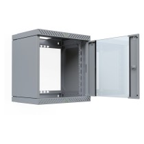 Buy 19' Wandgehäuse X-Rack mit Glastür 400-600mm 12HE grau in Cyprus, Nicosia, Limassol, Larnaka, Pafos