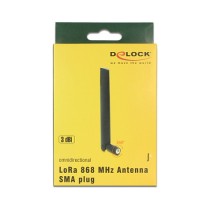 Buy DELOCK LoRa 868mHz Antenne SMA Stecker 3 dBi omnidirektional mit Kippgelenk schwarz in Cyprus, Nicosia, Limassol, Larnaka, P