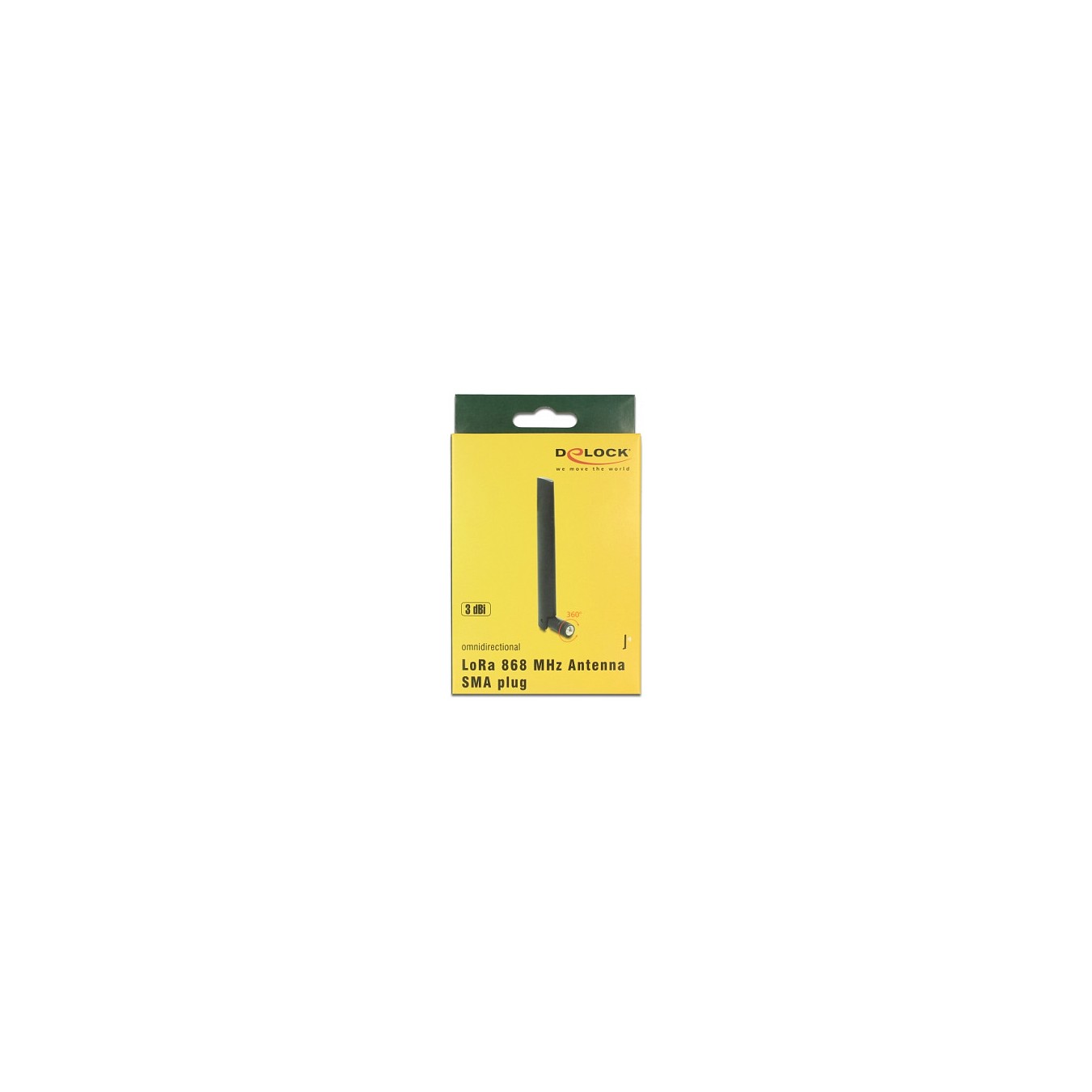 Buy DELOCK LoRa 868mHz Antenne SMA Stecker 3 dBi omnidirektional mit Kippgelenk schwarz in Cyprus, Nicosia, Limassol, Larnaka, P