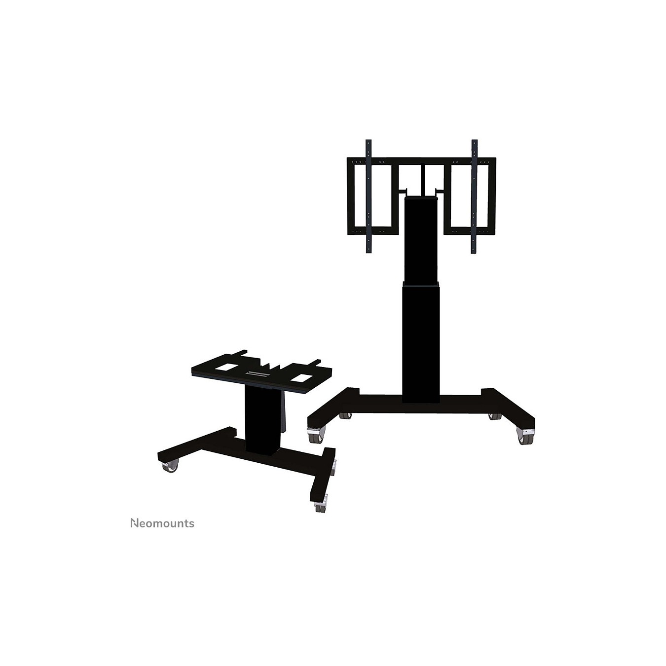 Buy NEOMOUNTS M2500TBLACK Elektrischer FloorStand Neigbar 106,68-254cm 42-100Zoll VESA bis 800x600mm 150kg Hhe:81-131cm Moto in 