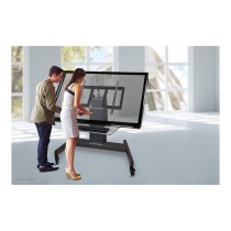 Buy NEOMOUNTS M2500TBLACK Elektrischer FloorStand Neigbar 106,68-254cm 42-100Zoll VESA bis 800x600mm 150kg Hhe:81-131cm Moto in 