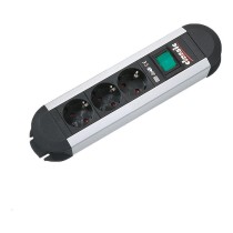 Buy BACHMANN PRIMO Steckdosenleiste 3x Schutzkontakt Aluminium mit Schalter 1,75m in Cyprus, Nicosia, Limassol, Larnaka, Pafos