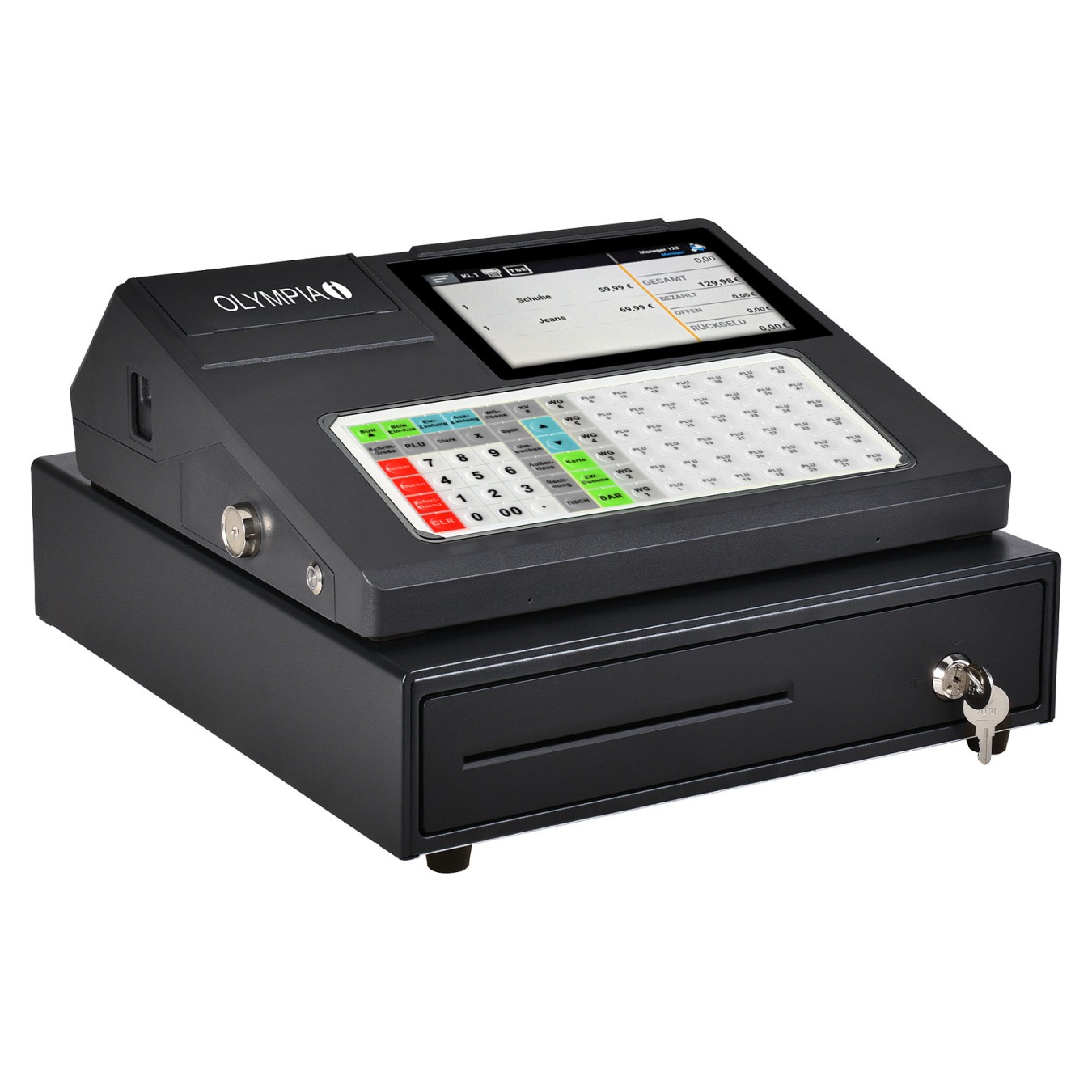 Buy OLYMPIA Registrierkasse K200 Plus schwarz in Cyprus, Nicosia, Limassol, Larnaka, Pafos