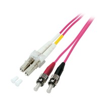 Buy Patchkabel LWL Duplex OM4 (Multimode, 50 125) LC ST, LSZH, austauschbare Polarität, 2m, Good Connections® in Cyprus, Nicosia