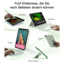 Buy inateck Keyboard iPad 11' iPad Air 4 5Gen Com. QWERTZ green in Cyprus, Nicosia, Limassol, Larnaka, Pafos