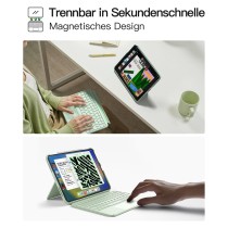 Buy inateck Keyboard iPad 11' iPad Air 4 5Gen Com. QWERTZ green in Cyprus, Nicosia, Limassol, Larnaka, Pafos