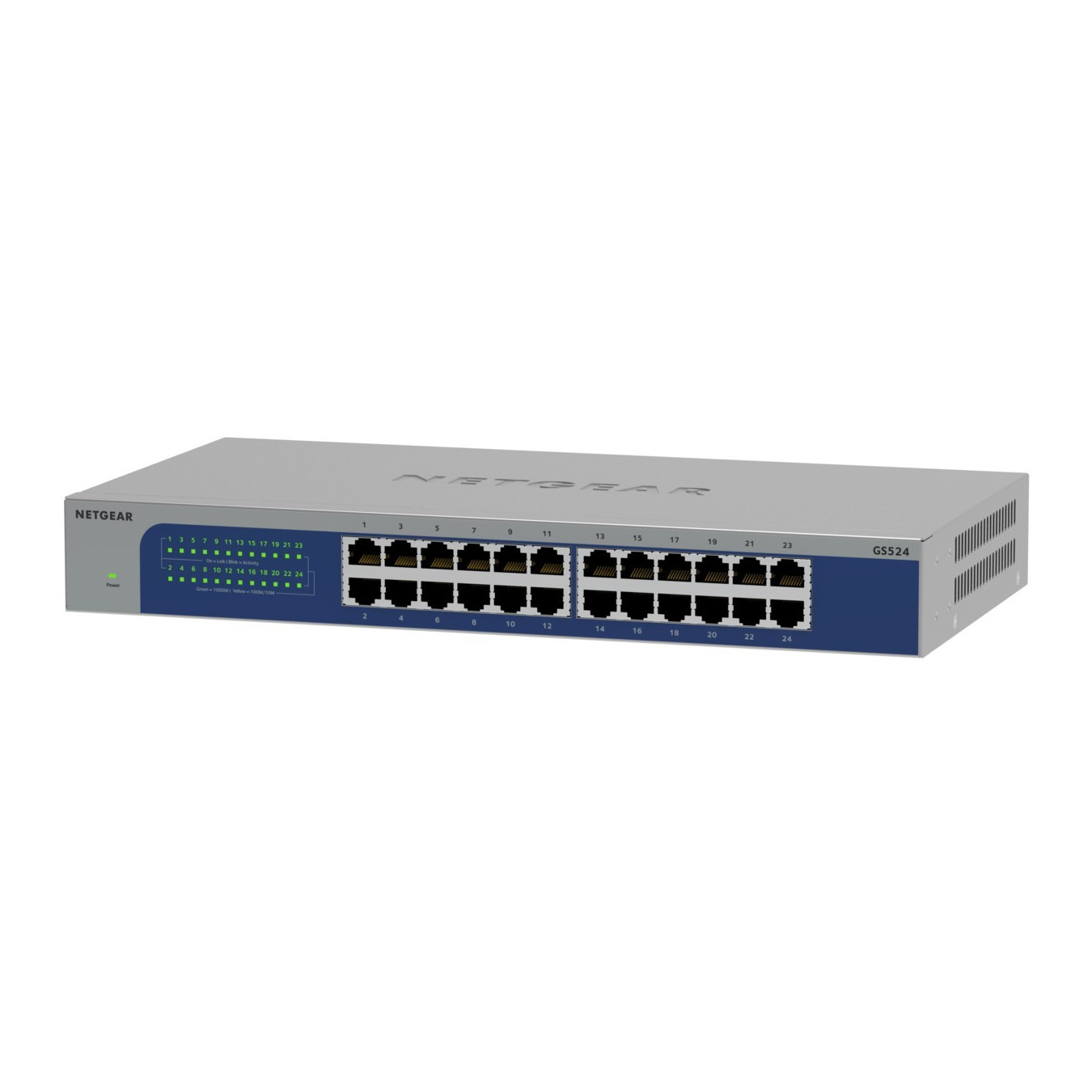NETGEAR GS524v3 - 24-Port Gigabit Unmanaged Switch - Grey, 10/100/1000 Mbps — Buy in Cyprus with Fast Delivery