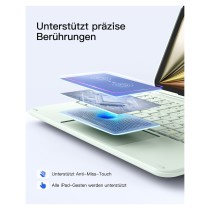 Buy inateck Keyboard iPad 11' iPad Air 4 5Gen Com. QWERTZ green in Cyprus, Nicosia, Limassol, Larnaka, Pafos