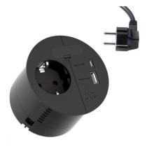 Buy BACHMANN LOOP IN CHARGE CEE7 3 USB-A C 22W, Zuleitung 2,0m H05VV-F3G1,5mm Durchfrg. in Cyprus, Nicosia, Limassol, Larnaka, P