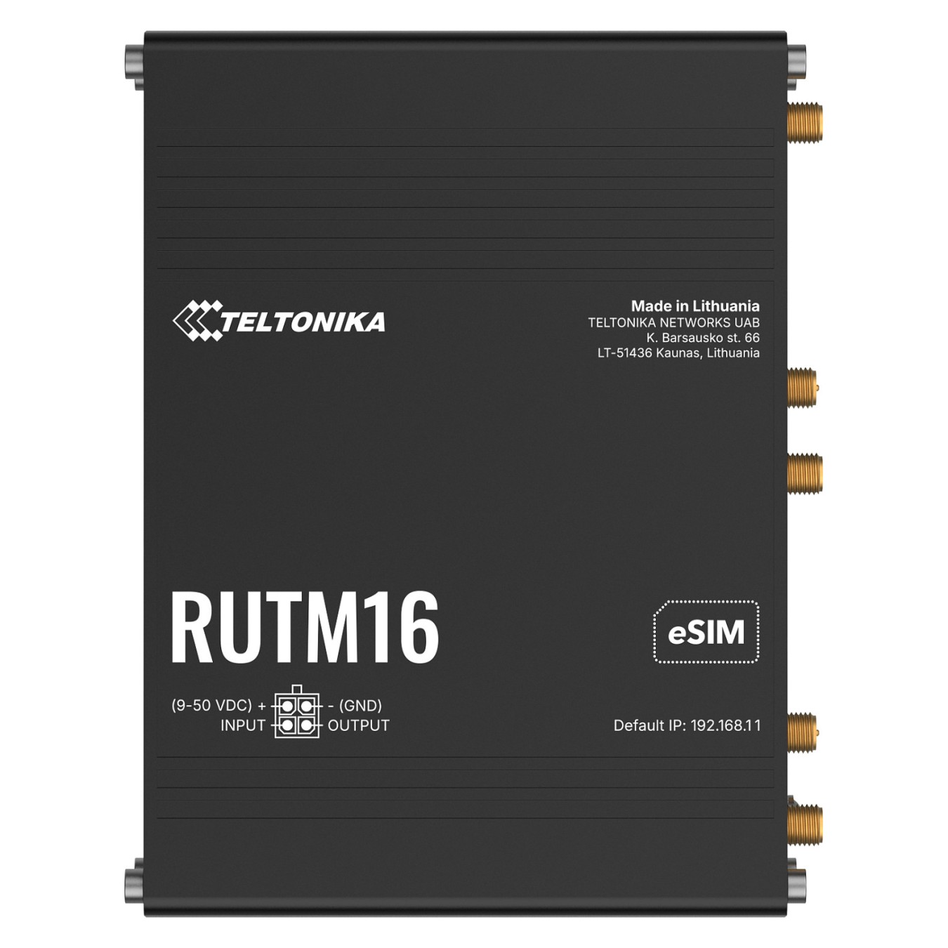 Buy Teltonika · Router · RUTM16 · LTE Global Router CAT6 in Cyprus, Nicosia, Limassol, Larnaka, Pafos