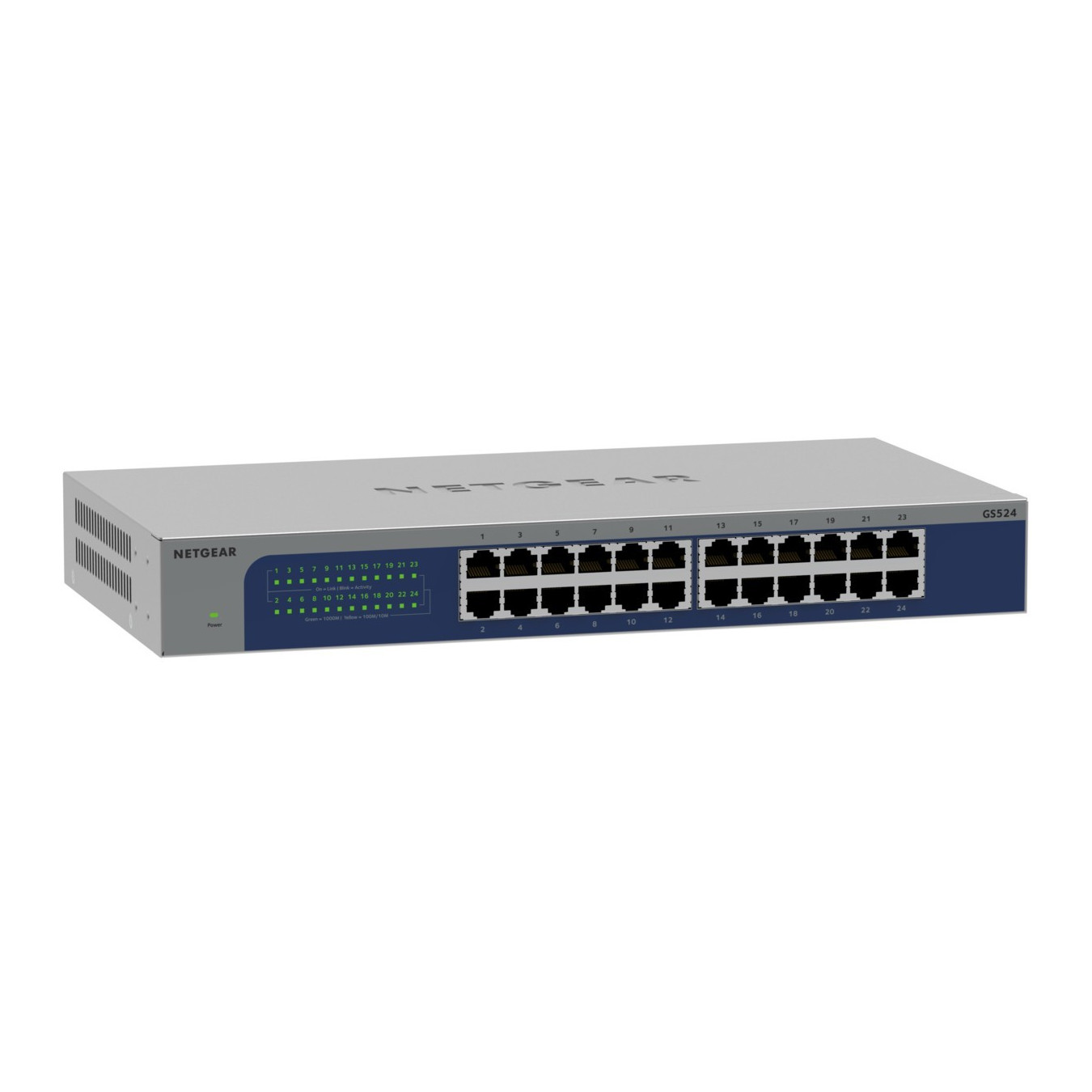 NETGEAR GS524v3 - 24-Port Gigabit Unmanaged Switch - Grey, 10/100/1000 Mbps — Buy in Cyprus with Fast Delivery