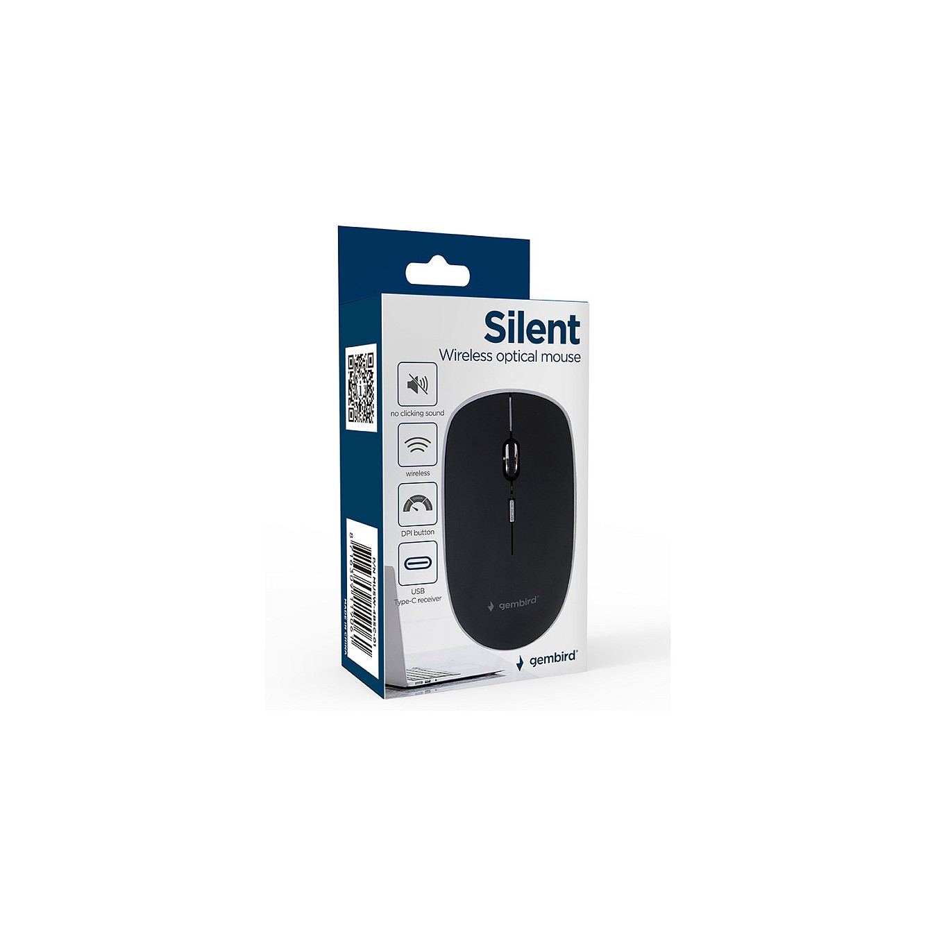 Buy gembird Maus OPT WIRELESS Silent 4 Tasten Typ-C-Empfänger in Cyprus, Nicosia, Limassol, Larnaka, Pafos