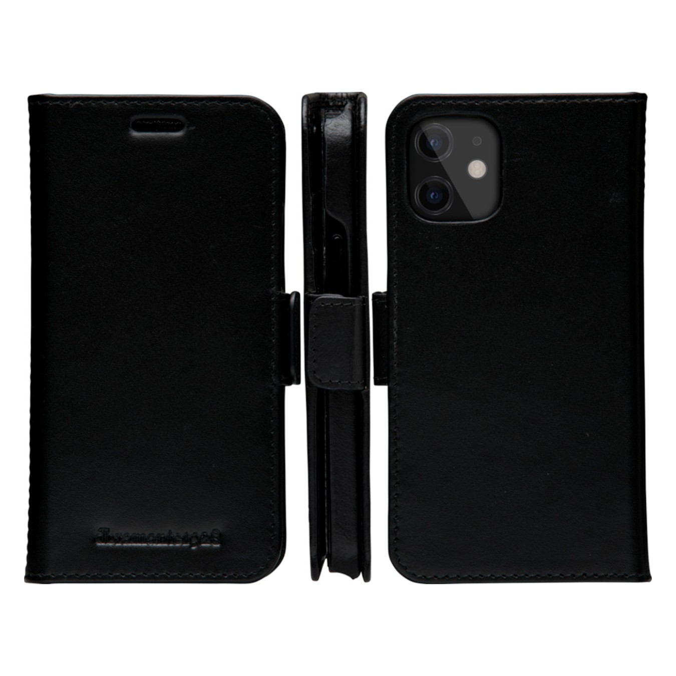 Buy dbramante1928 Lynge - Flip-Hlle fr Mobiltelefon - genarbtes Leder - Schwarz - fr Apple iPhone 12 mini in Cyprus, Nicosia, Li