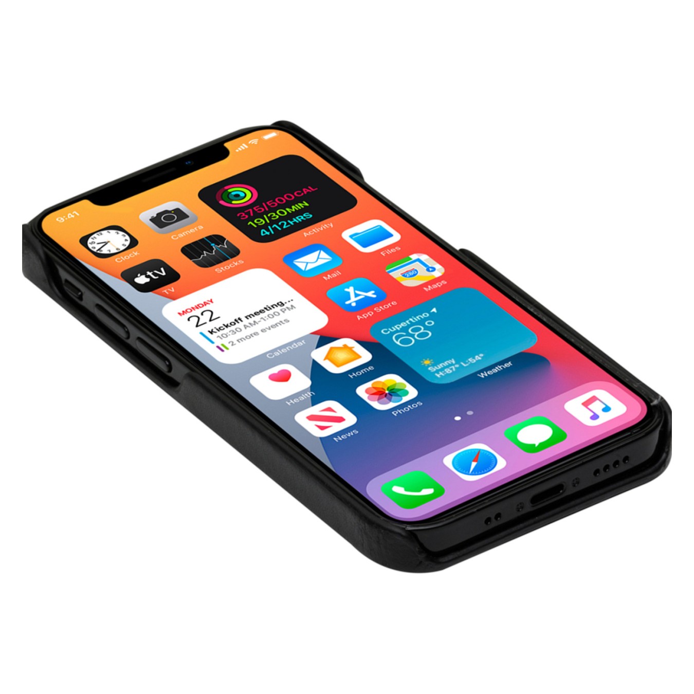 Buy dbramante1928 Lynge - Flip-Hlle fr Mobiltelefon - genarbtes Leder - Schwarz - fr Apple iPhone 12 mini in Cyprus, Nicosia, Li