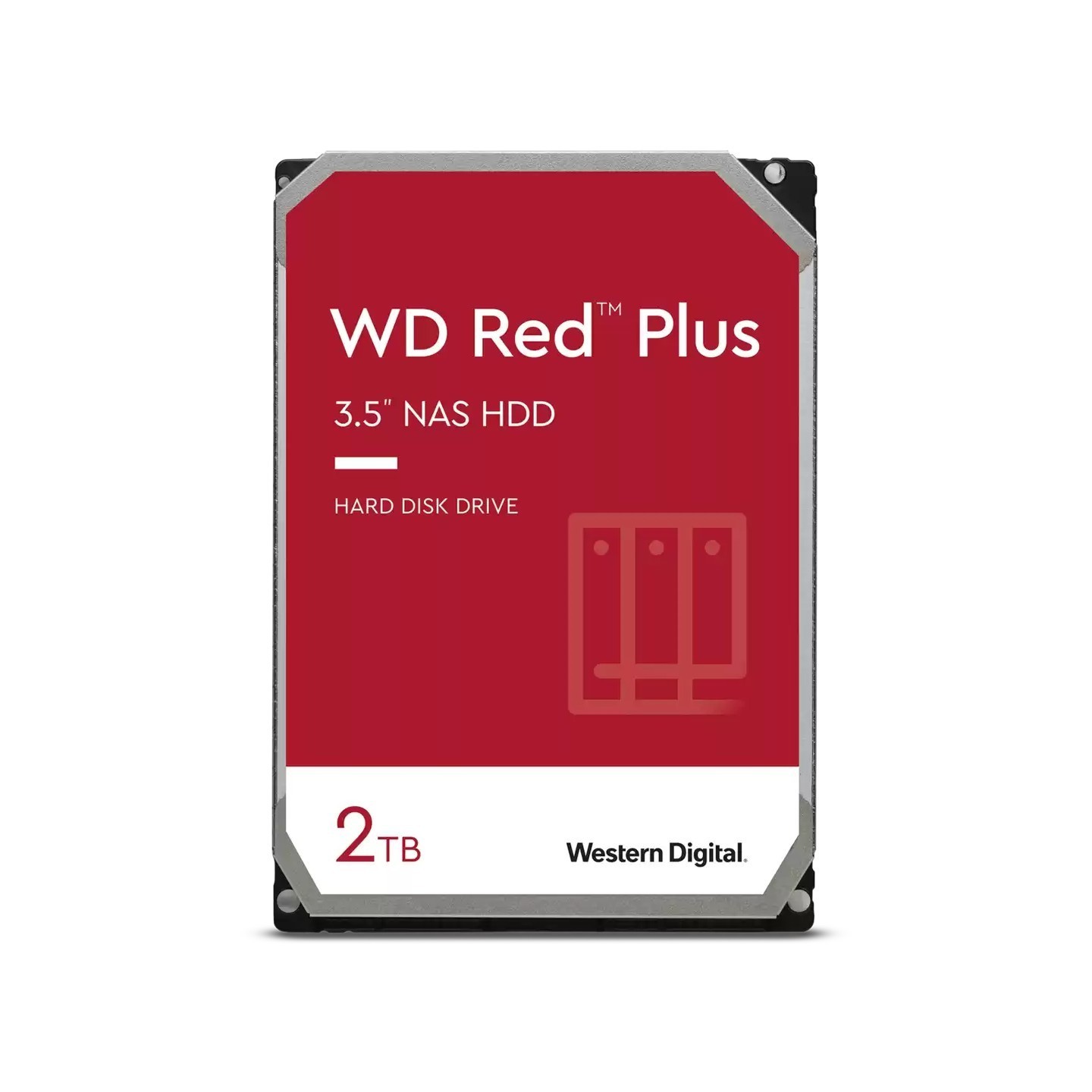 Western Digital Red Plus WD20EFPX 2TB 3.5" SATA III 5400 RPM 64MB Cache NAS HDD — Buy in Cyprus with Fast Delivery