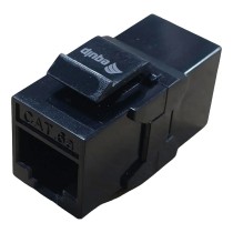 Buy Keystone-Koppler ungeschirmt Cat6A 2xRJ45 8Stk sw in Cyprus, Nicosia, Limassol, Larnaka, Pafos