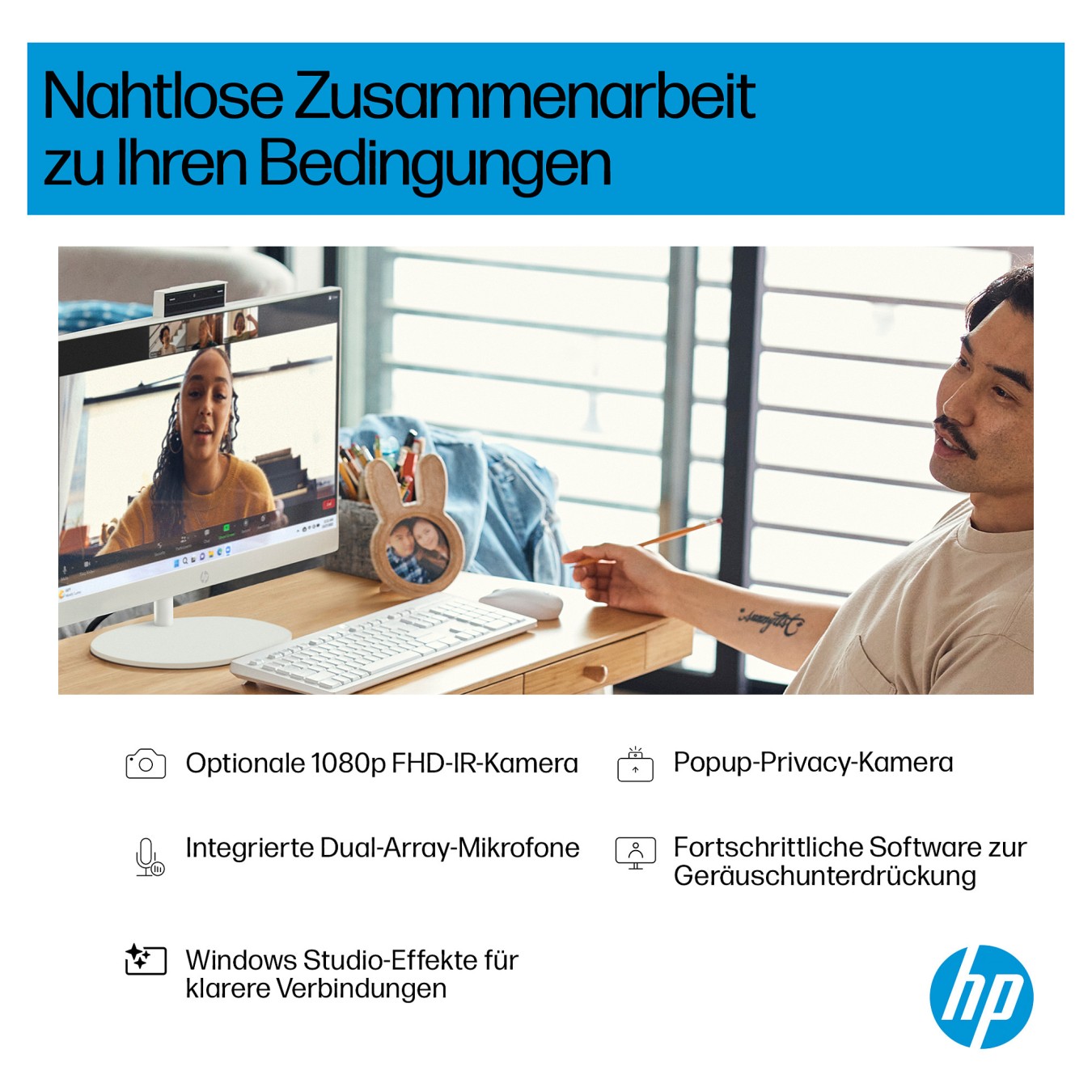 Buy AIO HP All-in-One PC 27-cr2150ng CU5 225U 16GB 512SSD W11 Home in Cyprus, Nicosia, Limassol, Larnaka, Pafos