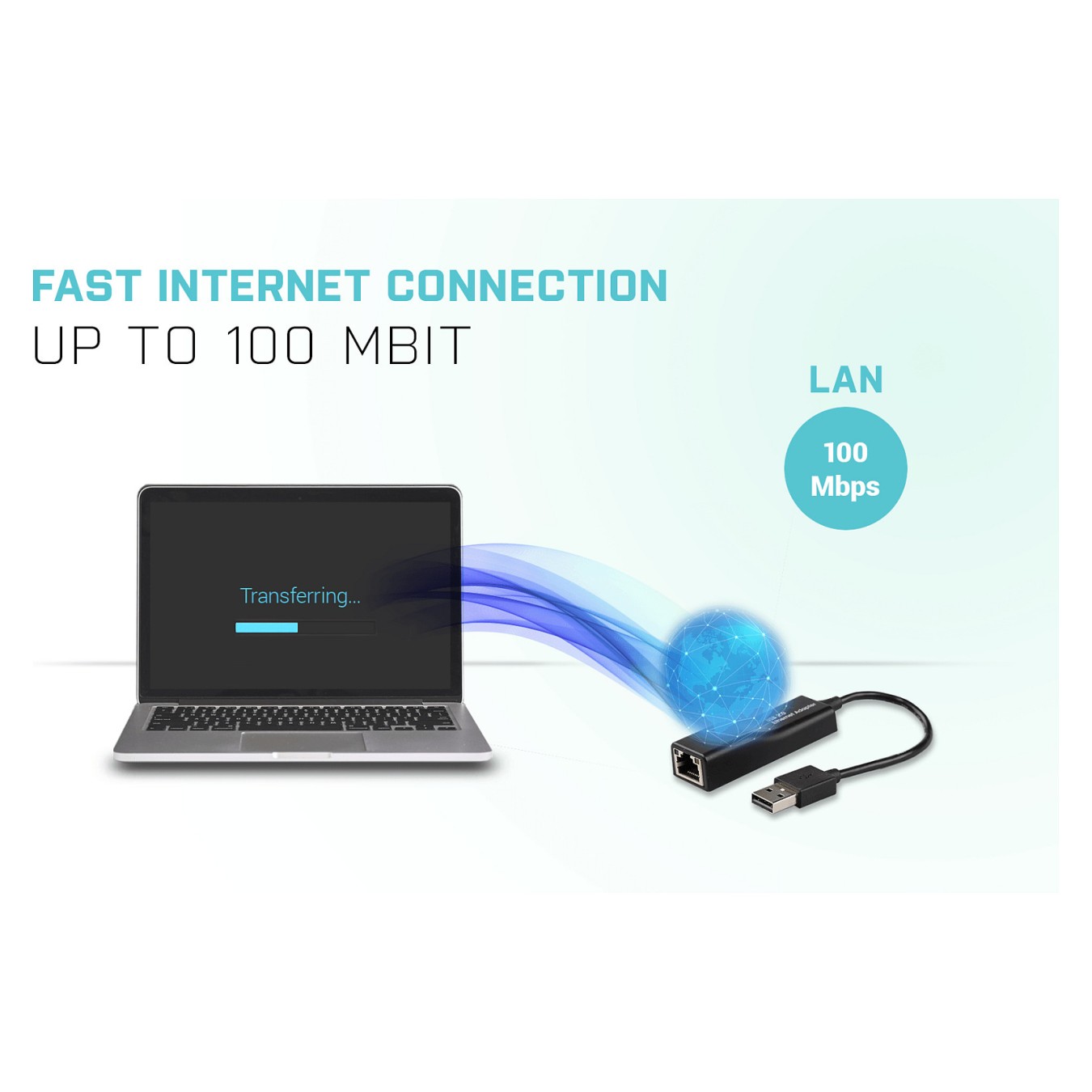 Buy D I-TEC USB 2.0 NETWORK ADAPTER in Cyprus, Nicosia, Limassol, Larnaka, Pafos