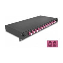 Buy 19? LWL Spleißbox 12 x LC Duplex OM4 1HE komplett bestückt in Cyprus, Nicosia, Limassol, Larnaka, Pafos