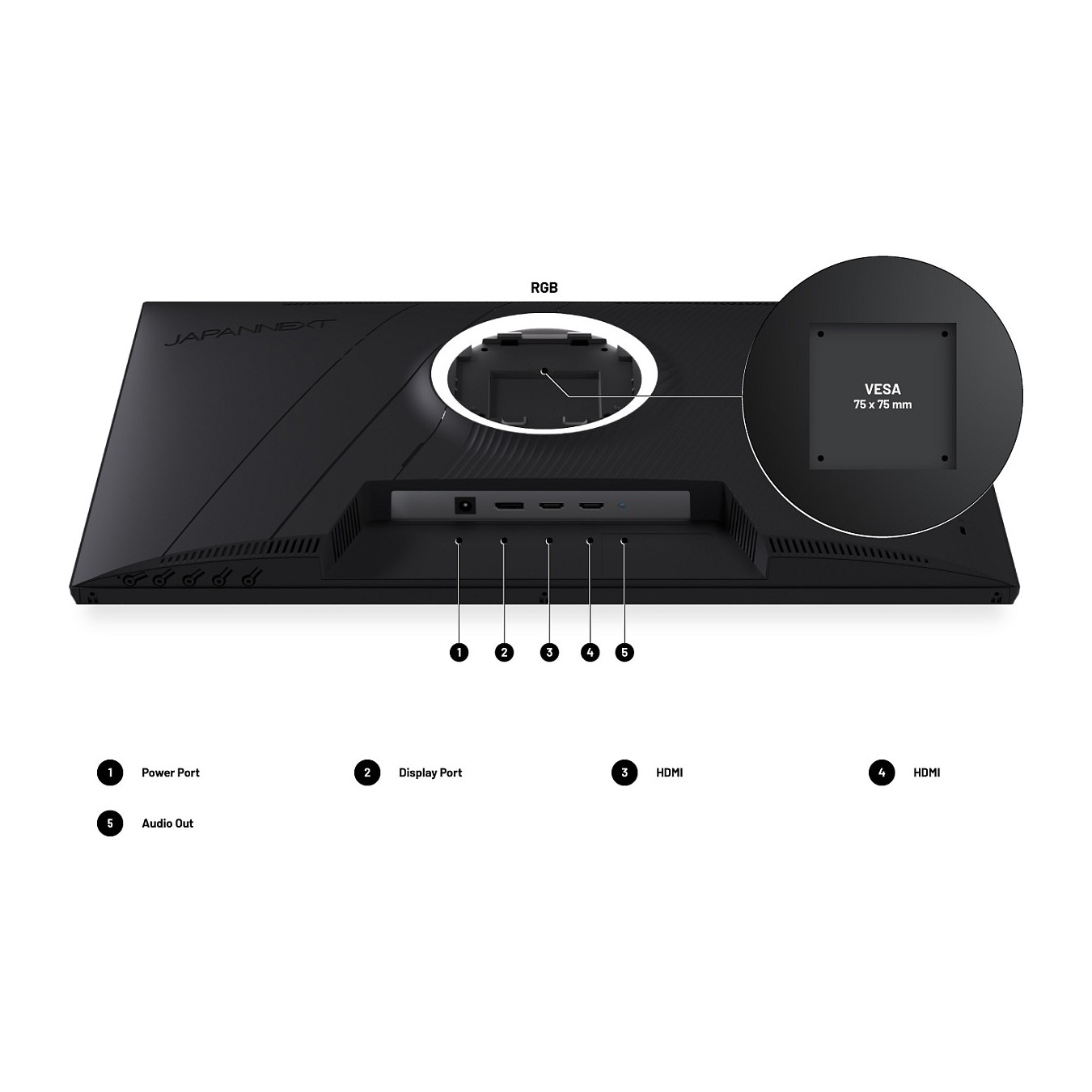 Buy JapanNext FHD Gaming Monitor 60,452cm (23,8') in Cyprus, Nicosia, Limassol, Larnaka, Pafos