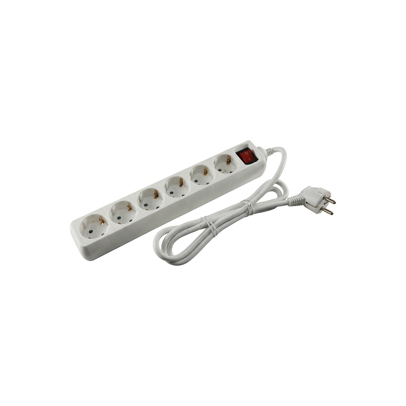 Buy Str. 6er Steckdose white Schalter in Cyprus, Nicosia, Limassol, Larnaka, Pafos