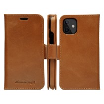Buy dbramante1928 Lynge - Flip-Hlle fr Mobiltelefon - genarbtes Leder - Hellbraun - fr Apple iPhone 12 mini in Cyprus, Nicosia, 