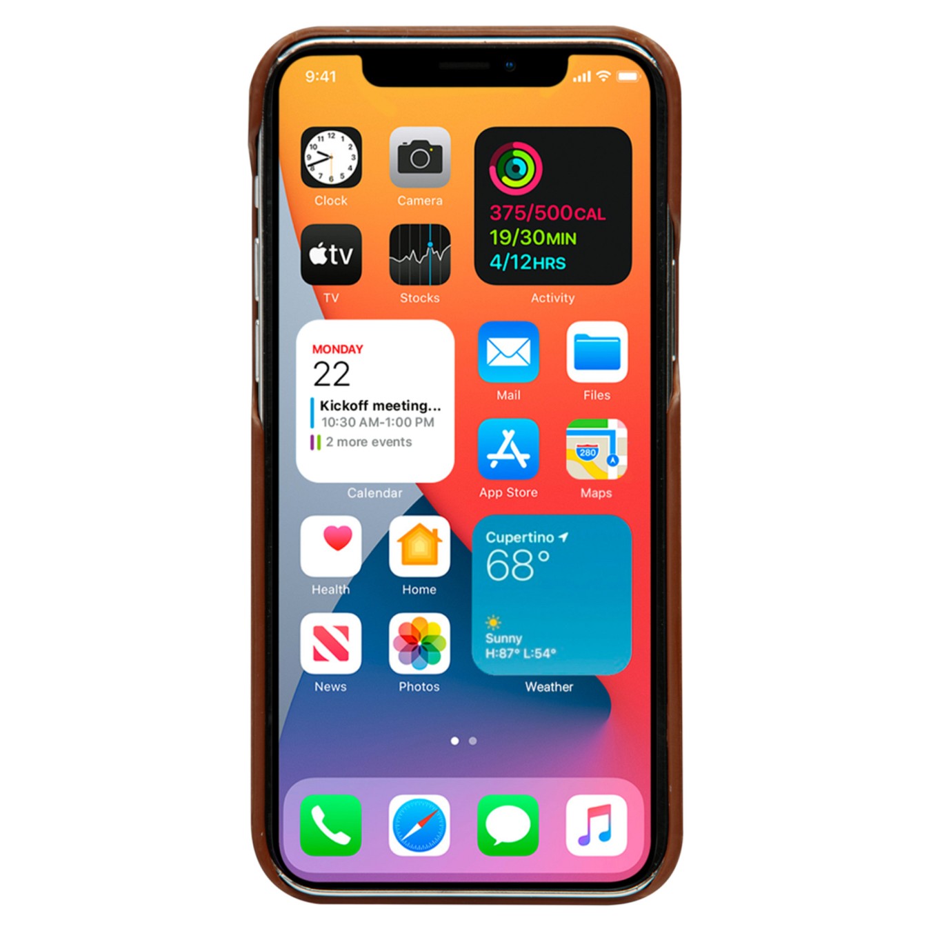 Buy dbramante1928 Lynge - Flip-Hlle fr Mobiltelefon - genarbtes Leder - Hellbraun - fr Apple iPhone 12 mini in Cyprus, Nicosia, 