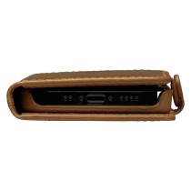 Buy dbramante1928 Lynge - Flip-Hlle fr Mobiltelefon - genarbtes Leder - Hellbraun - fr Apple iPhone 12 mini in Cyprus, Nicosia, 