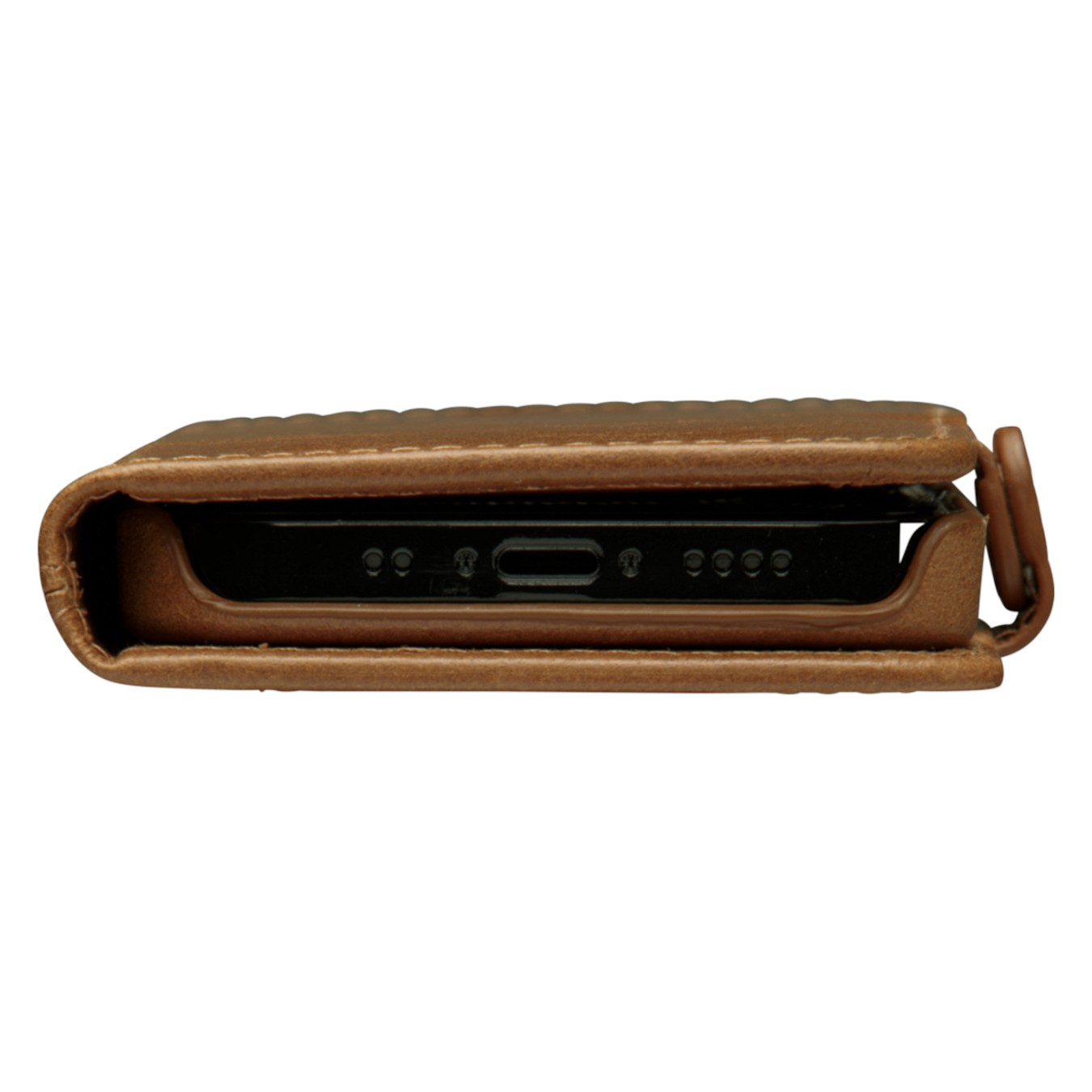 Buy dbramante1928 Lynge - Flip-Hlle fr Mobiltelefon - genarbtes Leder - Hellbraun - fr Apple iPhone 12 mini in Cyprus, Nicosia, 