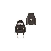 Buy BACHMANN Euroflachstecker schwarz, Schraubanschluss VE 3 Stk. im Polybeutel in Cyprus, Nicosia, Limassol, Larnaka, Pafos