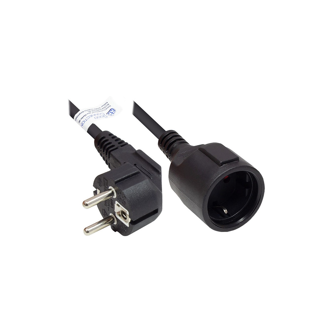 Buy Good Connections Schutzkontakt Verlängerung schwarz 2m in Cyprus, Nicosia, Limassol, Larnaka, Pafos