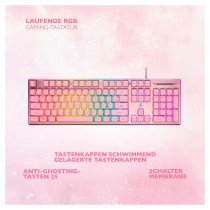 Buy Deltaco Gaming Tastatur USB, RGB pink in Cyprus, Nicosia, Limassol, Larnaka, Pafos
