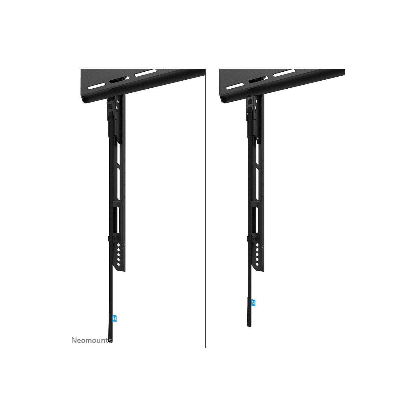 Buy Neomounts LEVEL-750 - Befestigungskit - für TV - schwerlast - verriegelbar - Stahl - Schwarz - Bildschirmgröße: 109-2... in 