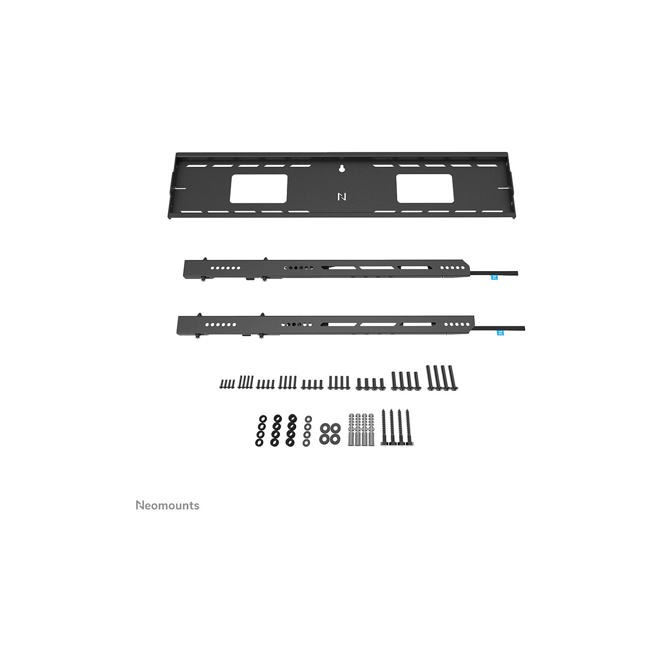 Buy Neomounts LEVEL-750 - Befestigungskit - für TV - schwerlast - verriegelbar - Stahl - Schwarz - Bildschirmgröße: 109-2... in 