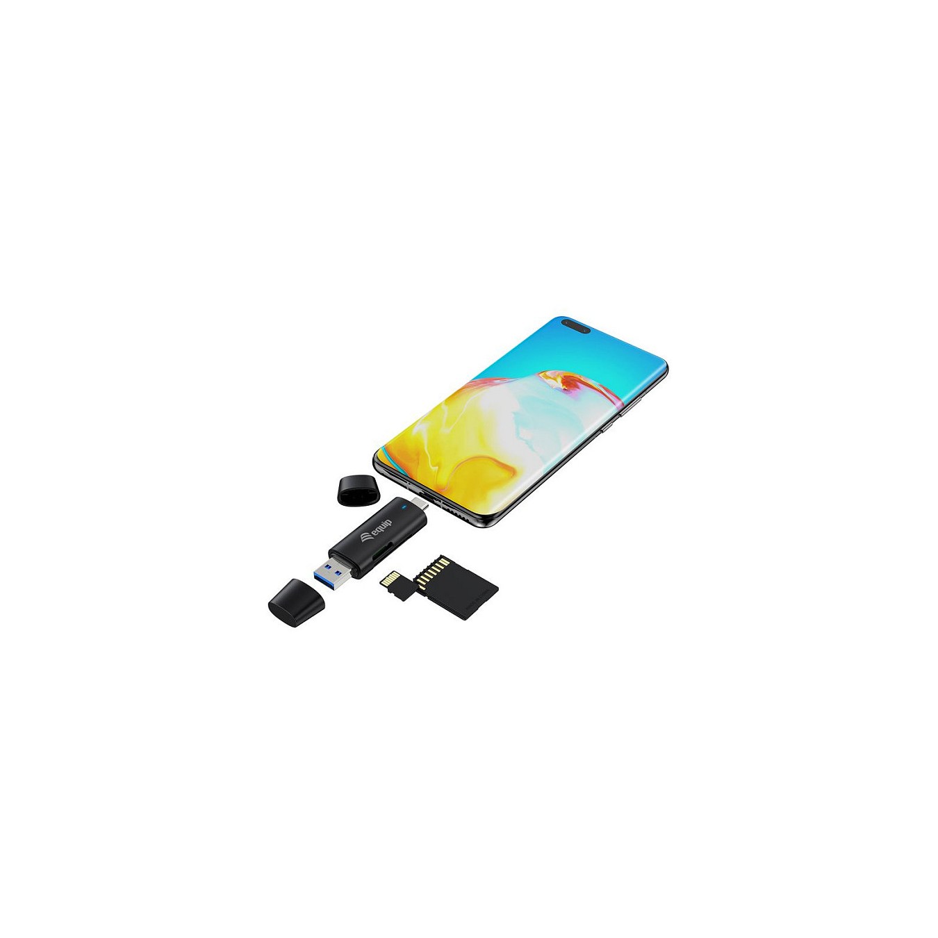 Buy Dual Connector USB-C -A SD Micro SD 5Gbps in Cyprus, Nicosia, Limassol, Larnaka, Pafos