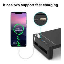 Buy Equip Monitortischerhöhung 4xUSB-A USB-C + 25Kg schwarz in Cyprus, Nicosia, Limassol, Larnaka, Pafos