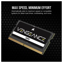 Buy 16GB PC SO 5200 CL44 CORSAIR VENGEANCE Black retail in Cyprus, Nicosia, Limassol, Larnaka, Pafos