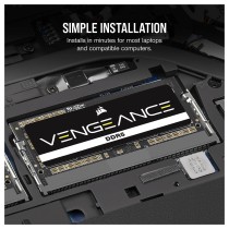 Buy 16GB PC SO 5200 CL44 CORSAIR VENGEANCE Black retail in Cyprus, Nicosia, Limassol, Larnaka, Pafos