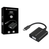 Buy CONCEPTRONIC Adapter USB-C3.2- to VGA 1080 60Hz 0.10m sw in Cyprus, Nicosia, Limassol, Larnaka, Pafos