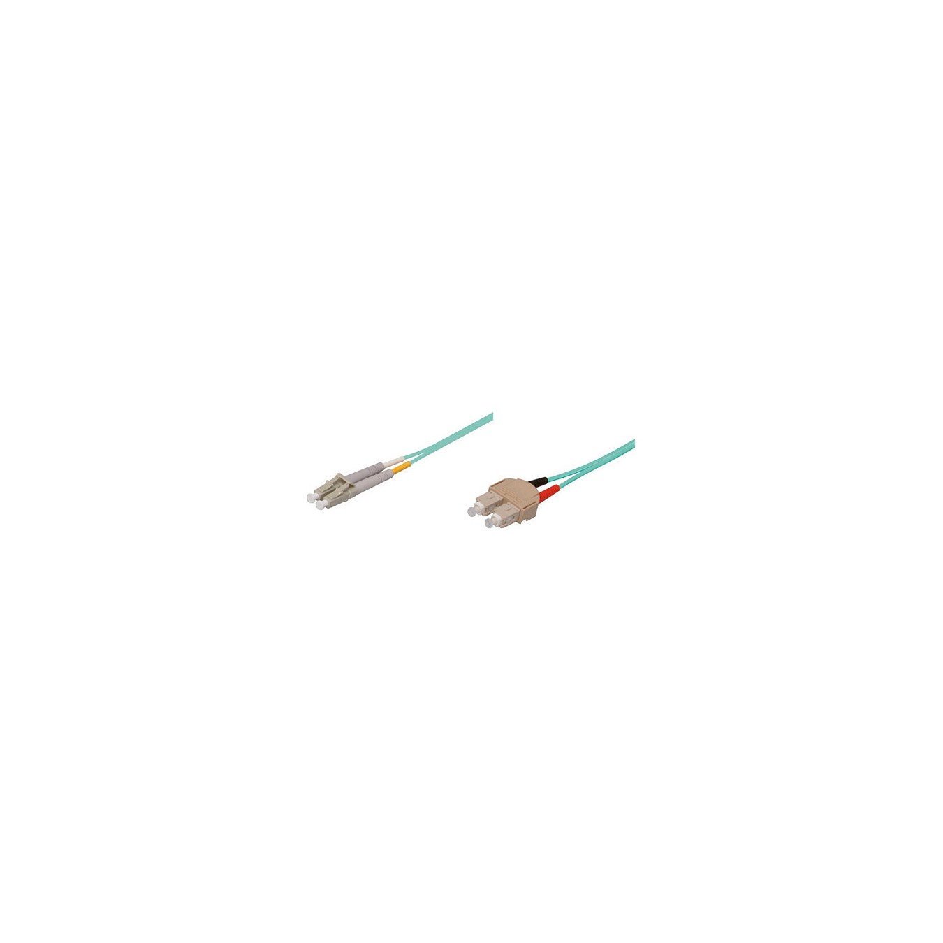 Buy Patchkabel LWL Duplex OM3 (Multimode, 50 125) LC SC, LSZH, austauschbare Polarität, 0,5m, Good Connections® in Cyprus, Nicos