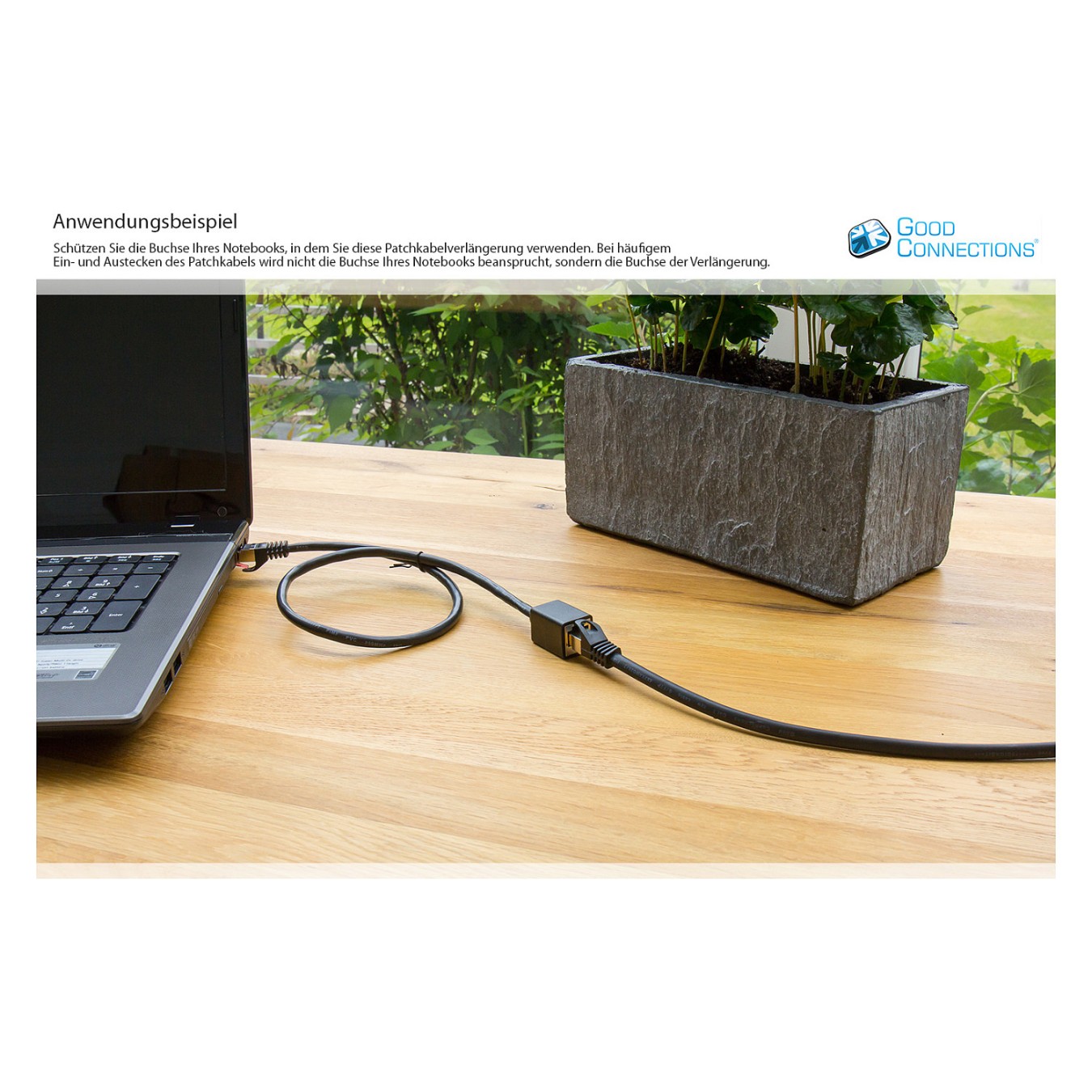 Buy Good Connections Patchkabelverl. m. Cat.7 RK schwarz 5m in Cyprus, Nicosia, Limassol, Larnaka, Pafos